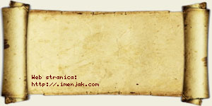 Žaklina Srejić vizit kartica